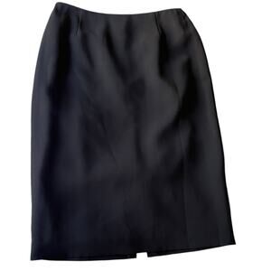 Black Pencil Work Skirt Korea Size 6 EUC